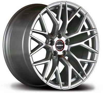 AVID.1 SL-03 Silver Machined Face 18x8.5 +42 5x112mm 73.1mm - Wheelwiz