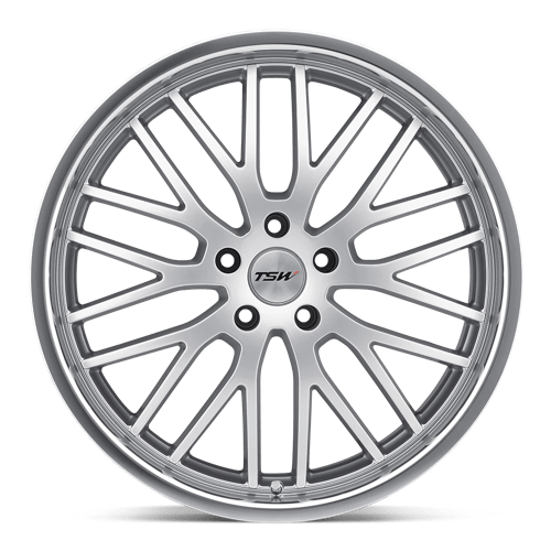 TSW SNETTERTON Hyper Silver W/ Mirror Cut Lip 17x8 +40 5x110mm 72.1mm - Wheelwiz