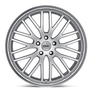 TSW SNETTERTON Hyper Silver W/ Mirror Cut Lip 18x8 +35 5x100mm 72.1mm - Wheelwiz