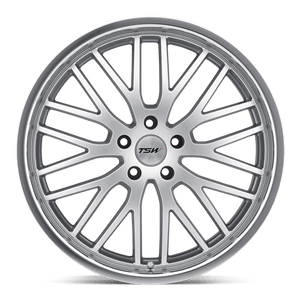 TSW SNETTERTON Hyper Silver W/ Mirror Cut Lip 18x8 +40 5x108mm 72.1mm - Wheelwiz