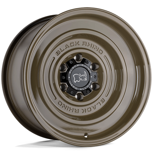 Black Rhino SOLID Gloss Alligator Green 17x9.5 -18 5x127mm 71.5mm - Wheelwiz