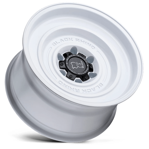 Black Rhino SOLID Gloss White 17x9.5 -12 6x139.7mm 112.1mm - Wheelwiz