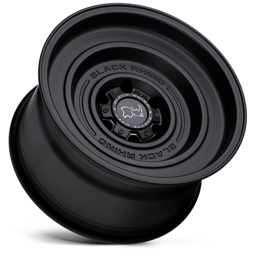 Black Rhino SOLID Matte Black 17x9.5 -18 5x127mm 71.5mm - Wheelwiz