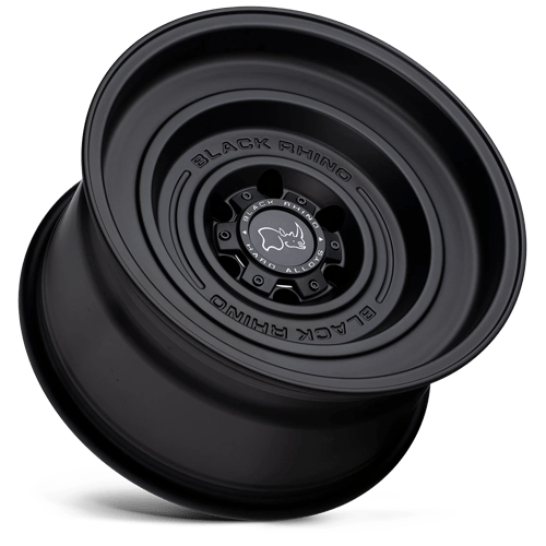 Black Rhino SOLID Matte Black 17x9.5 -12 6x139.7mm 112.1mm - Wheelwiz