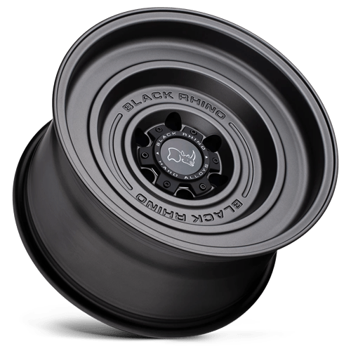 Black Rhino SOLID Matte Gun Black 17x9.5 -18 5x127mm 71.5mm - Wheelwiz