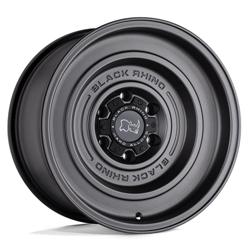 Black Rhino SOLID Matte Gun Black 17x9.5 -18 5x127mm 71.5mm - Wheelwiz