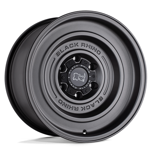 Black Rhino SOLID Matte Gun Black 17x9.5 -18 5x127mm 71.5mm - Wheelwiz