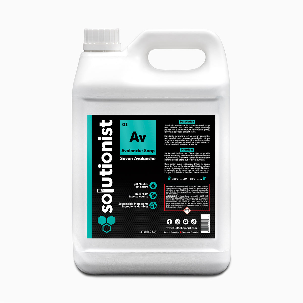 Solutionist Avalanche Soap 5L