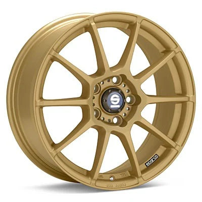 SPARCO ASSETTO GARA 18x8 +45 5x114.3 Custom RALLY GOLD