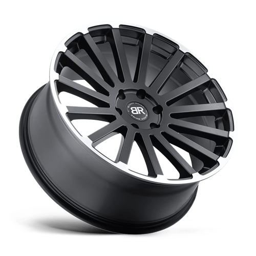 Black Rhino SPEAR Matte Black W/ M-mach Lip Edge 22x9.5 +30 5x127mm 71.5mm - Wheelwiz