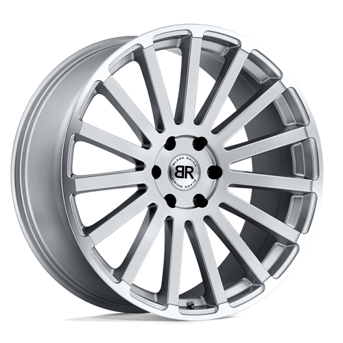 Black Rhino SPEAR Silver W/ Mirror-cut Edge 22x9.5 +20 5x139.7mm 78.1mm - WheelWiz