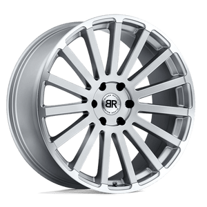 Black Rhino SPEAR Silver W/ Mirror-cut Edge 20x9 0 6x139.7mm 112.1mm - Wheelwiz