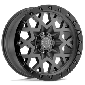 Black Rhino SPROCKET Matte Gunmetal W/ Black Ring 18x9.5 +6 5x150mm 110.1mm - WheelWiz