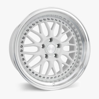 ESR Wheels SR01 GLOSS WHITE MACHINE LIP 19x9.5 +35 5x110mm 72.6mm