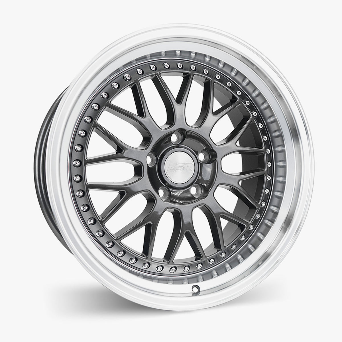 ESR Wheels SR01 Gloss Graphite - Machined Lip 18x10.5 +22 Custom 0mm - Wheelwiz