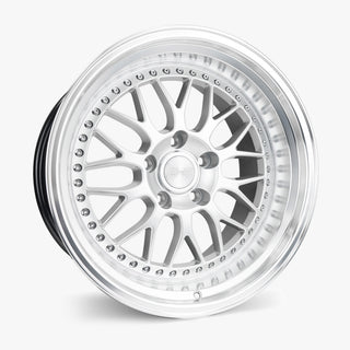 ESR Wheels SR01 HYPER SILVER MACHINE LIP 19x9.5 +35 5x105mm 72.6mm