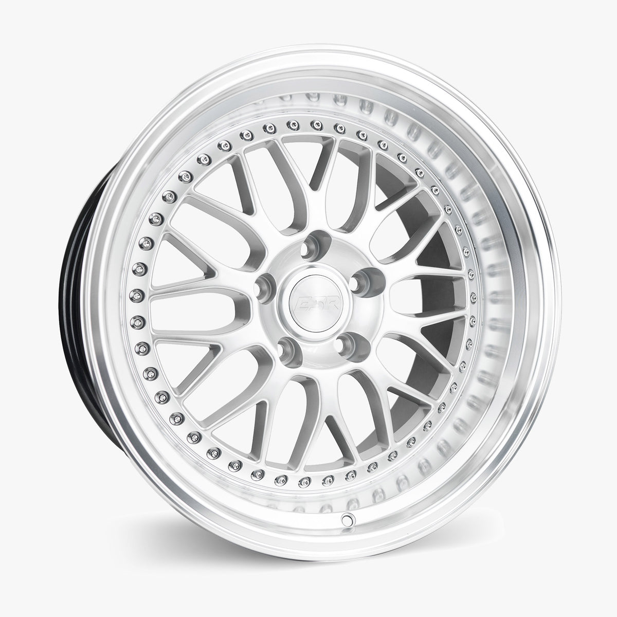 ESR Wheels SR01 HYPER SILVER MACHINE LIP 18x10.5 +15 5x108mm 72.6mm