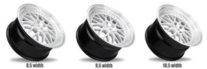 ESR Wheels SR01 HYPER SILVER MACHINE LIP 18x8.5 +30 5x114.3mm 72.6mm - Wheelwiz