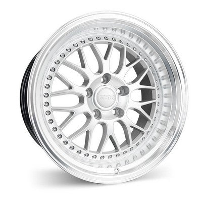 ESR Wheels SR01 HYPER SILVER MACHINE LIP 19x9.5 +22 5x114.3mm 72.6mm - Wheelwiz