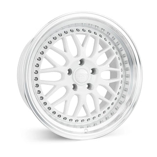 ESR Wheels SR01 GLOSS WHITE MACHINE LIP 19x9.5 +35 5x120mm 72.6mm