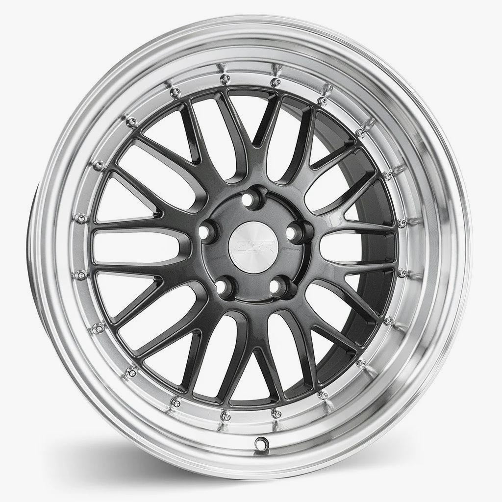 ESR SR05 Gunmetal / Machined Lip 19x9.5 +35 5x110mm 72.6mm - Wheelwiz