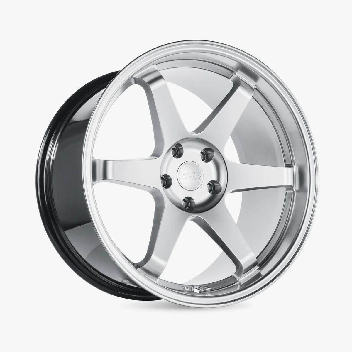 ESR SR07 Hyper Silver 19x10.5 +22 5x120.6mm 72.6mm - Wheelwiz
