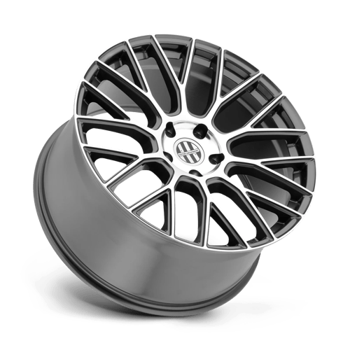 Victor Equipment STABIL Gunmetal W/ Mirror Cut Face 22x10.5 +56 5x130mm 71.5mm - Wheelwiz