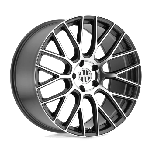 Victor Equipment STABIL Gunmetal W/ Mirror Cut Face 20x9 +22 5x112mm 66.6mm - WheelWiz