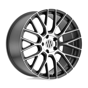 Victor Equipment STABIL Gunmetal W/ Mirror Cut Face 20x9 +22 5x112mm 66.6mm - WheelWiz