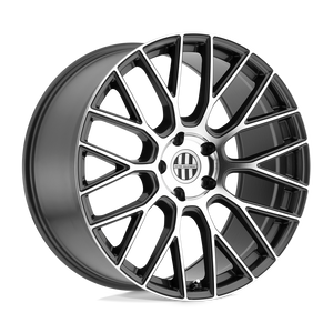 Victor Equipment STABIL Gunmetal W/ Mirror Cut Face 20x9 +22 5x112mm 66.6mm - WheelWiz