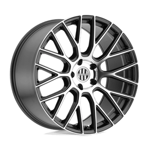 Victor Equipment STABIL Gunmetal W/ Mirror Cut Face 22x9 +22 5x112mm 66.6mm - Wheelwiz