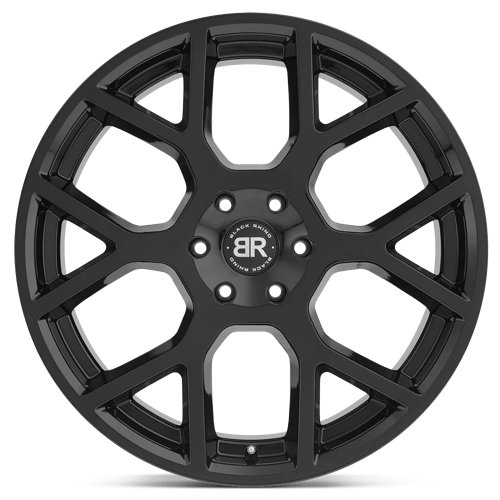 Black Rhino TEMBE Gloss Black 20x9 +30 5x127mm 71.5mm - Wheelwiz