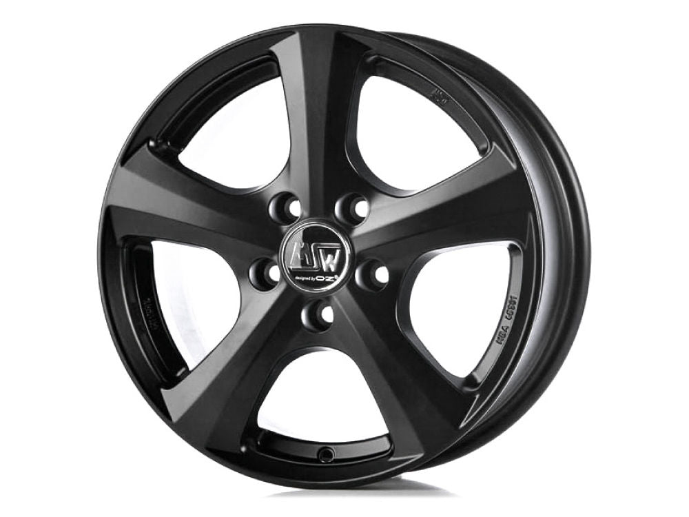 MSW 19 W MATT BLACK 16x7 +38 5x114.3mm 73mm - Wheelwiz