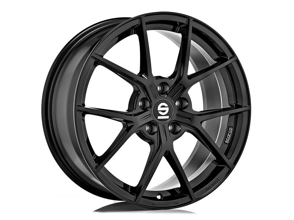 Sparco PODIO GLOSS BLACK 18x8 +45 5x100mm 0mm