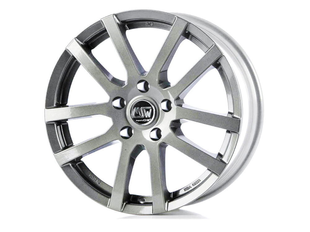 MSW 22 FULL SILVER 16x6.5 +25 4x108mm 73mm - Wheelwiz