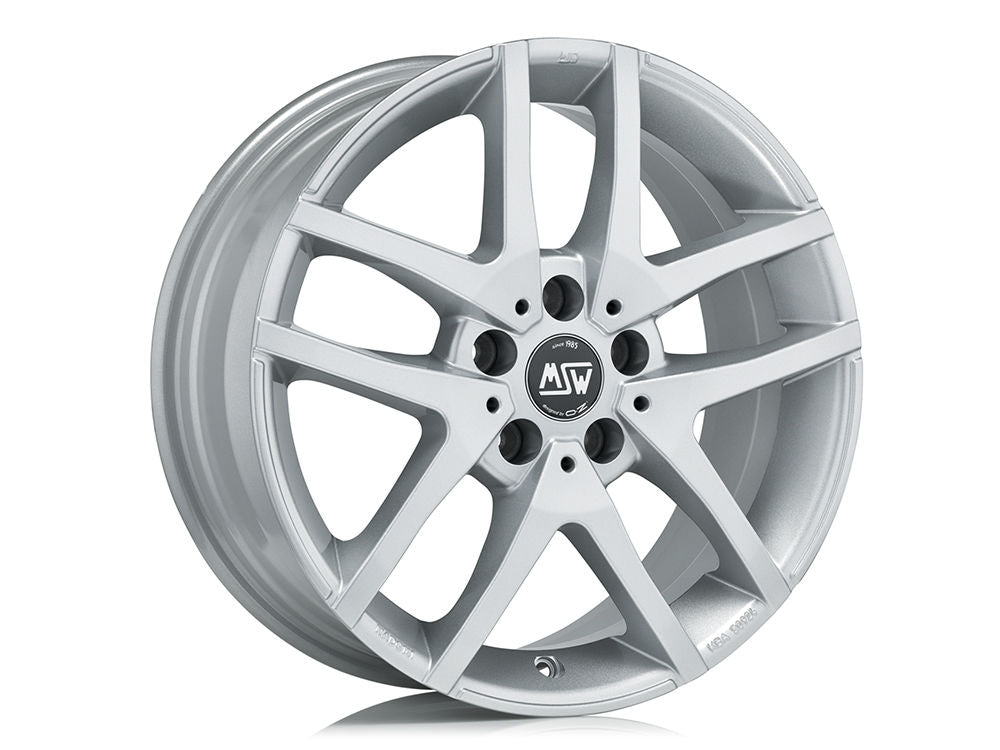 MSW 28 FULL SILVER 17x7 +45 5x112mm 0mm - Wheelwiz