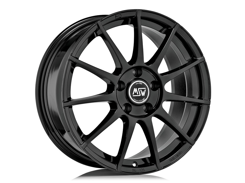MSW 85 GLOSS BLACK 16x6.5 +37 4x100mm 0mm