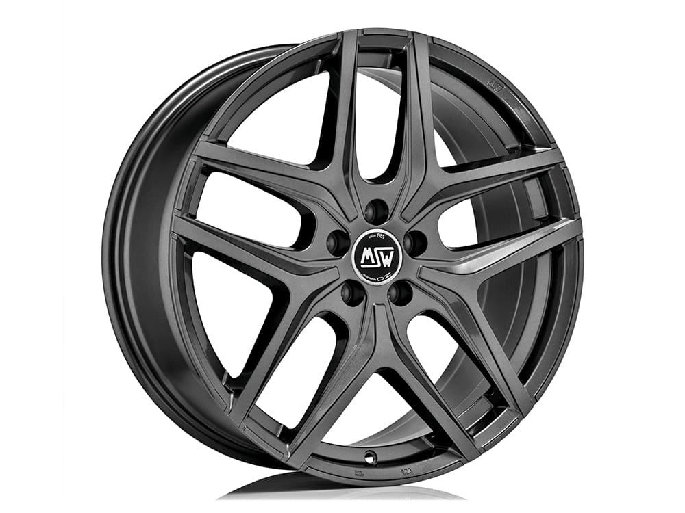 MSW 40 GLOSS GUN METAL 19x8 +45 5x114.3mm 73mm - Wheelwiz