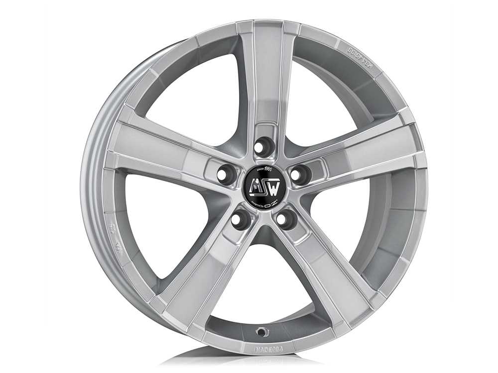 OZ Racing SAHARA 5 FULL SILVER 18x8 +45 5x112mm 75mm - Wheelwiz
