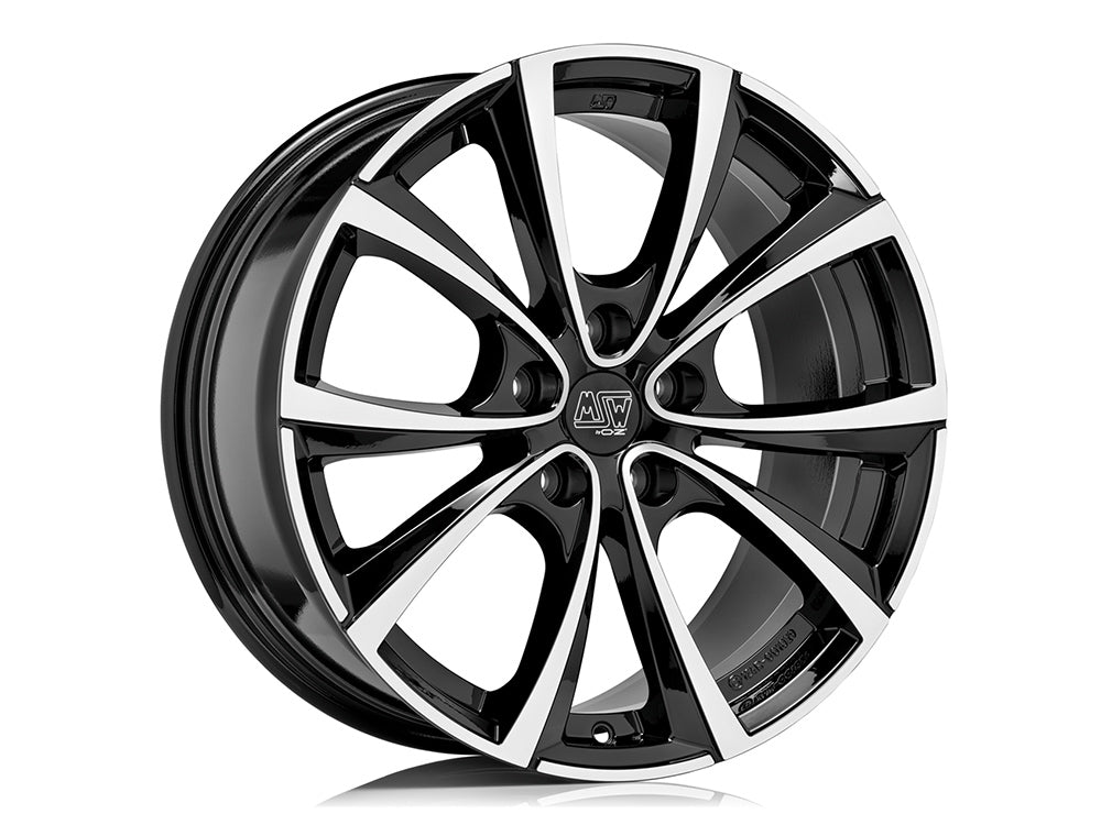 MSW 27T GLOSS BLACK FULL POLISHED 19x9.5 +40 5x120mm 0mm
