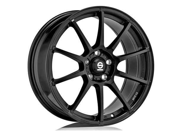 Sparco ASSETTO GARA MATT BLACK 16x7 +42 4x108mm 73mm | Wheelwiz