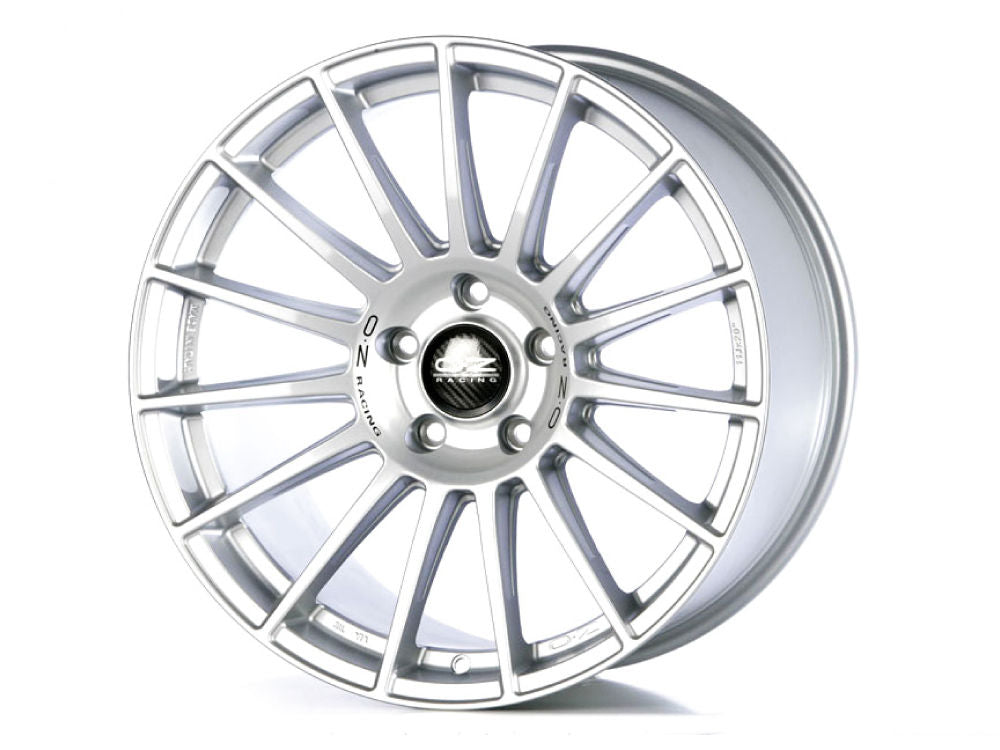 OZ Racing SUPERTURISMO DAKAR MATT RACE SILVER BLACK LETTERING 21x11.5 +38 5x112mm 0mm - Wheelwiz