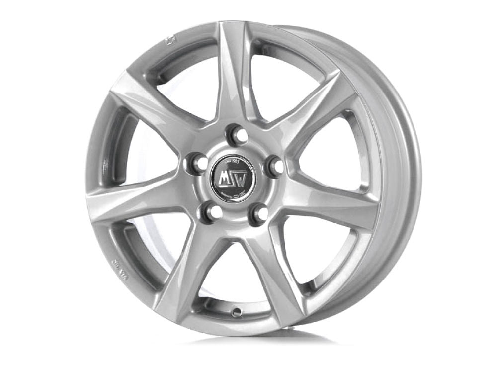 MSW 77 FULL SILVER 17x7.5 +33 5x110mm 0mm - Wheelwiz