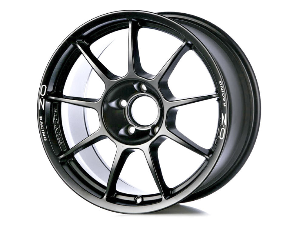 OZ Racing CHALLENGE HLT MATT BLACK WHITE LETTERING 18x8.5 +45 5x112mm 75mm - Wheelwiz