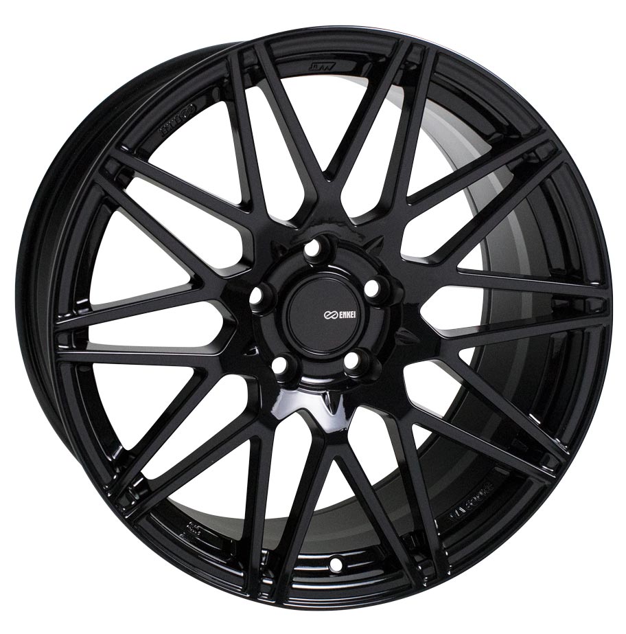 Enkei TMS Gloss Black 18x8.5 +45 5x100mm 72.6mm - WheelWiz