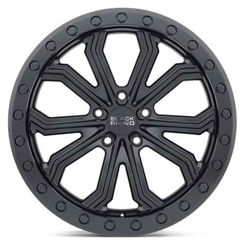 Black Rhino TRABUCO Matte Black 17x8 +30 5x127mm 71.5mm - WheelWiz