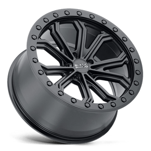 Black Rhino TRABUCO Matte Black 17x8 +25 5x120mm 76.1mm - Wheelwiz
