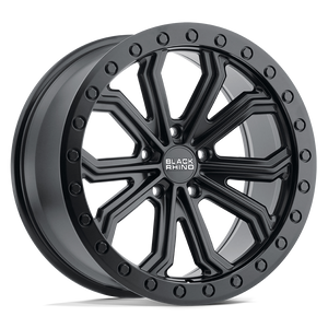 Black Rhino TRABUCO Matte Black 20x10 +30 5x120mm 76.1mm - WheelWiz