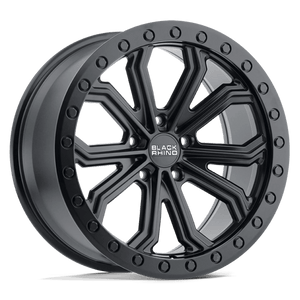 Black Rhino TRABUCO Matte Black 18x8 +35 5x114.3mm 76.1mm - WheelWiz