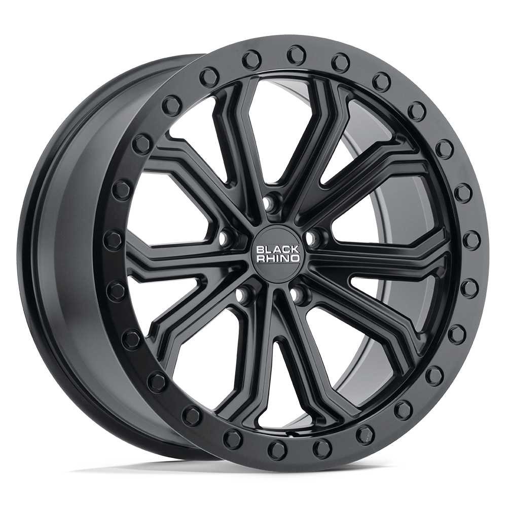 Black Rhino TRABUCO Matte Black 17x8 +30 5x127mm 71.5mm - WheelWiz